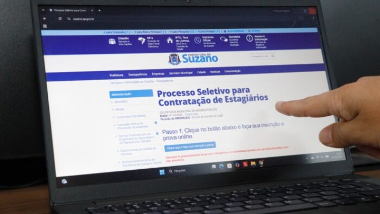 Prefeitura de Suzano (SP) abre seleção para vagas de estágio