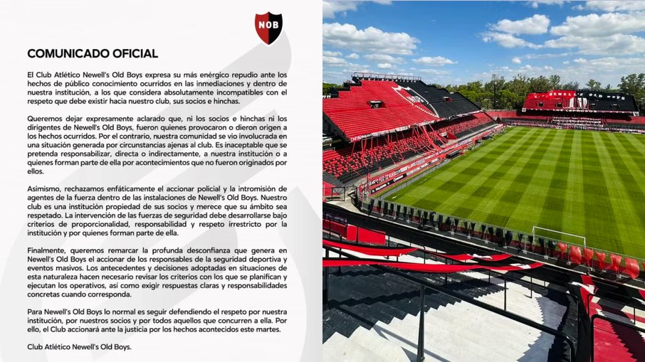 Comunicado oficial do Newell's Old Boys