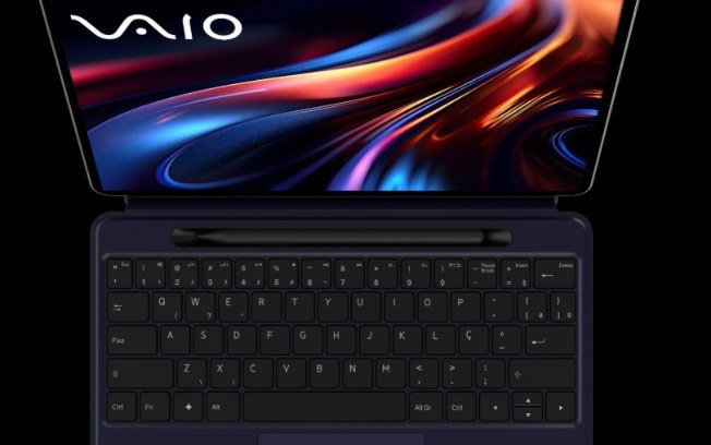 Kit do VAIO TL2 vem com teclado e caneta