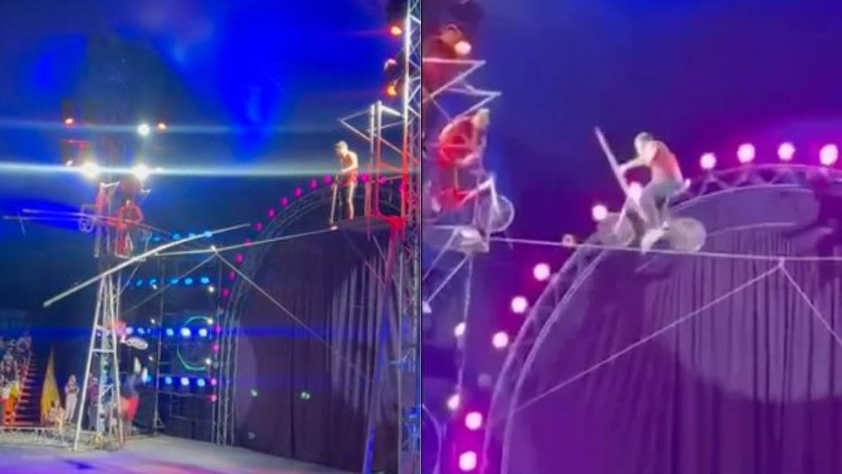 Acrobata morre após cair durante apresentação em circo na Rússia