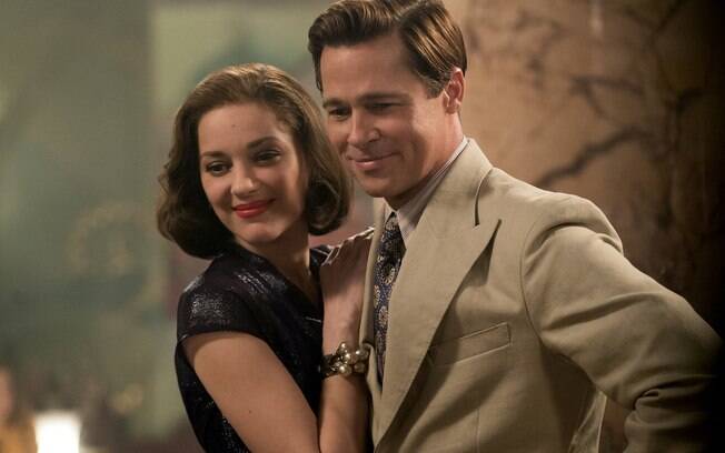 Marion Cotillard e Brad Pitt estrelam em Aliados como dois amantes em plena Segunda Guerra Mundial