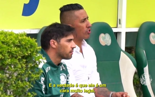 Lucas Barrios faz estágio com Abel Ferreira no Palmeiras
