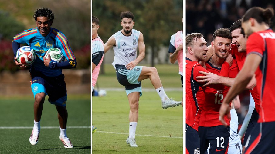 Espanha, Argentina e Inglaterra entram em campo nesta terça-feira (31) Espanha, Argentina e Inglaterra entram em campo nesta terça-feira (31)