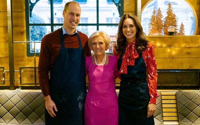 Príncipe William%2C Mary Berry e Kate Middleton