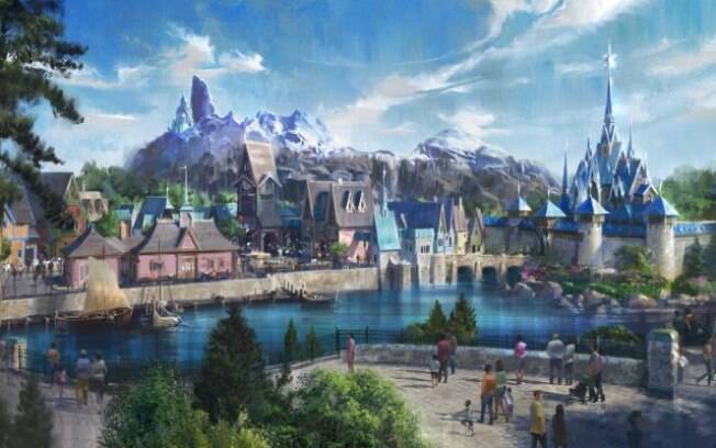 O parque da Frozen ainda não tem data para ser aberto, mas fará parte do projeto de expansão da Disneyland Paris