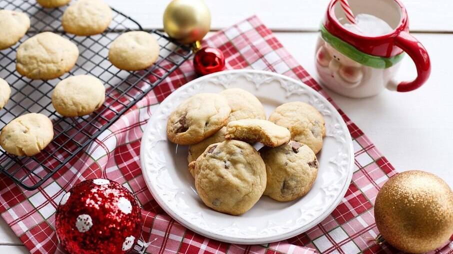 Cookies de grão-de-bico