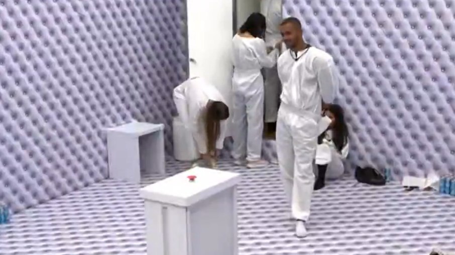 Participantes passam por situação constrangedora