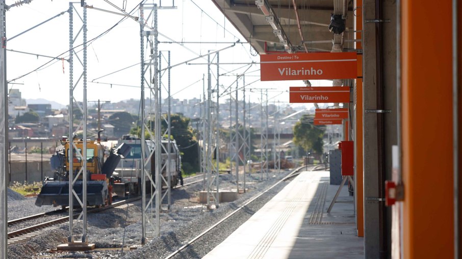 Obras na futura estação Novo Eldorado, em Contagem (MG) Obras na futura estação Novo Eldorado, em Contagem (MG)