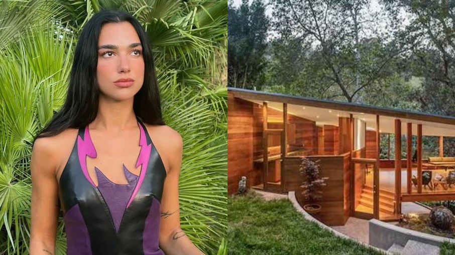 Dua Lipa tem mansão em colina de Los Angeles, na Califórnia