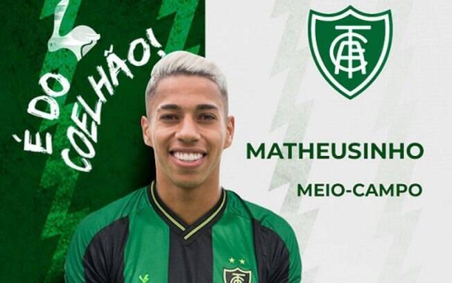 América-MG anuncia o retorno do meia Matheusinho ao clube
