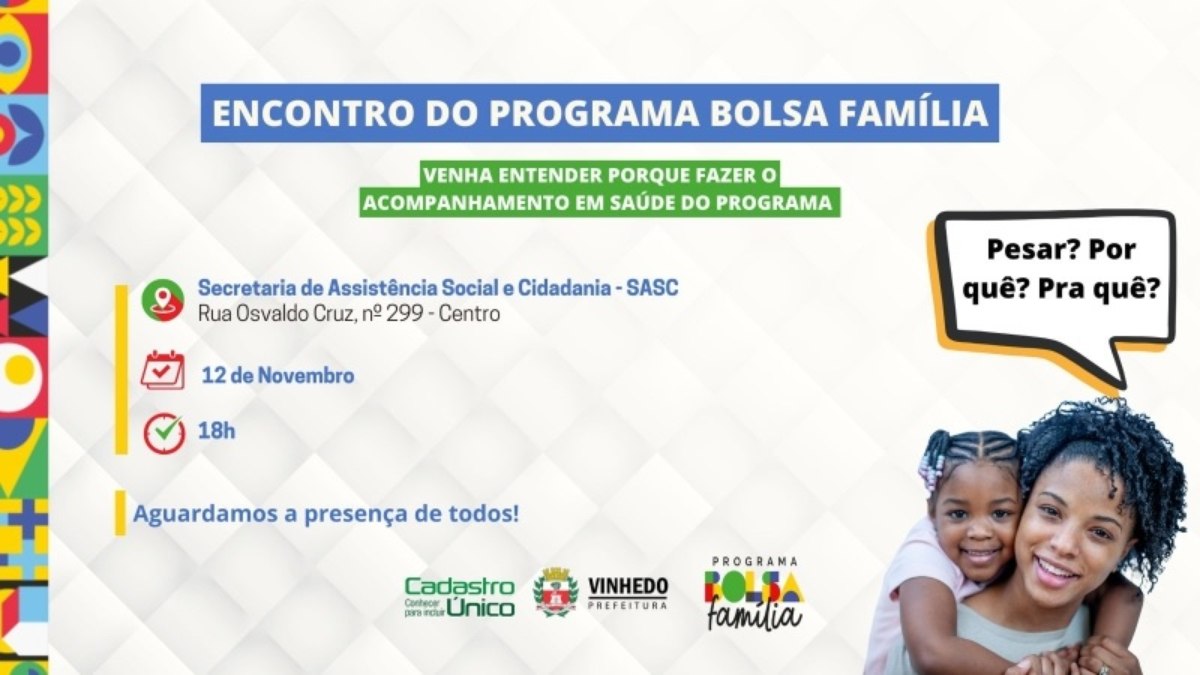 Novas famílias inseridas no programa receberão orientações