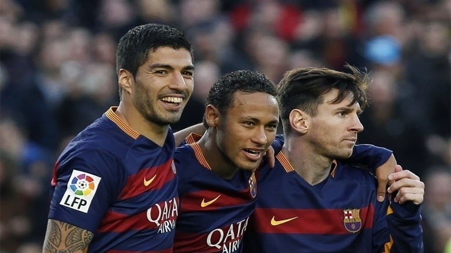 Messi, Neymar e Suárez conquistaram nove títulos juntos