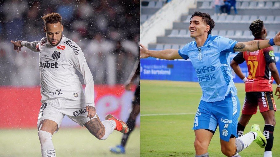 Neymar e Franco Posse são destaques de Santos e Macará