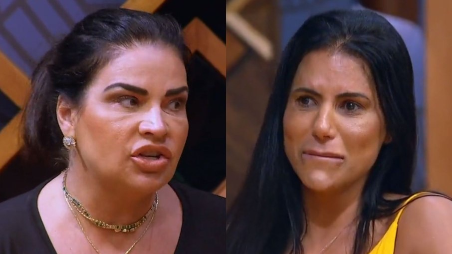 Solange Gomes e Jaciara voltaram a brigar no 'Ilha Record'