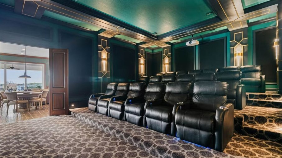 Cinema na mansão Cinema na mansão