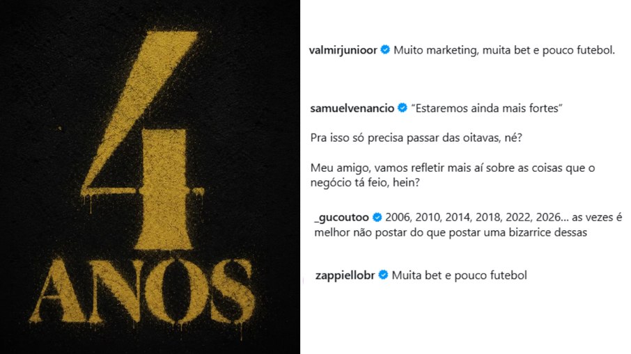 Internautas criticam vídeo da CBF sobre Seleção Brasileira