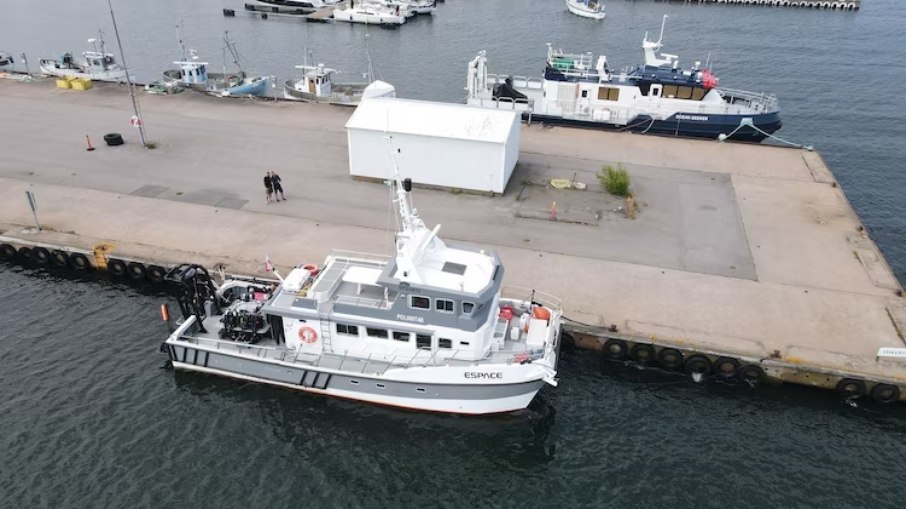 Mergulhadores da Baltictech descobriram naufrágio na costa da Suécia Mergulhadores da Baltictech descobriram naufrágio na costa da Suécia