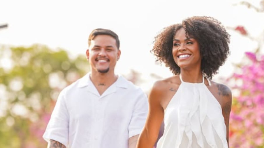 Lais Oliveira e Eduardo Veloso