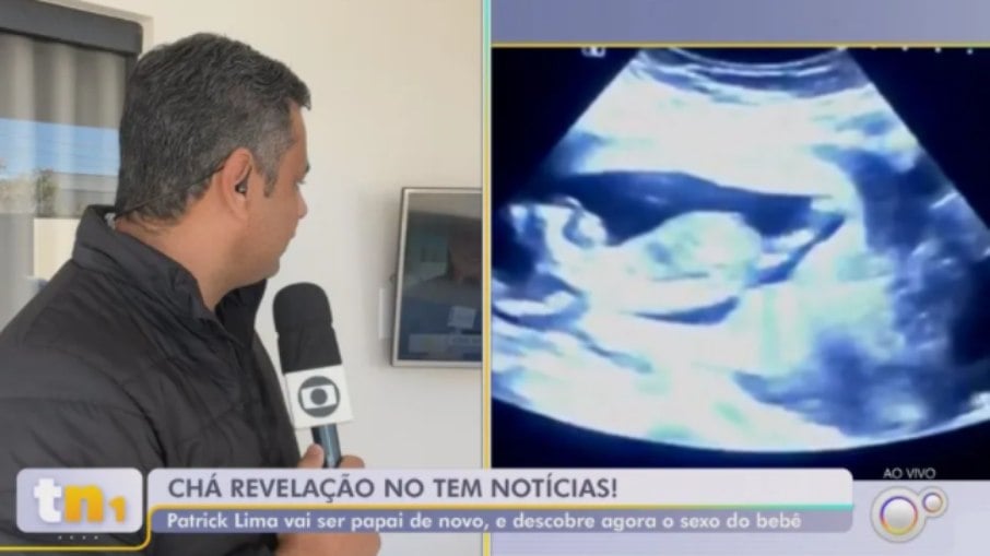 Repórter da TV Tem descobriu o sexo do bebê em reportagem