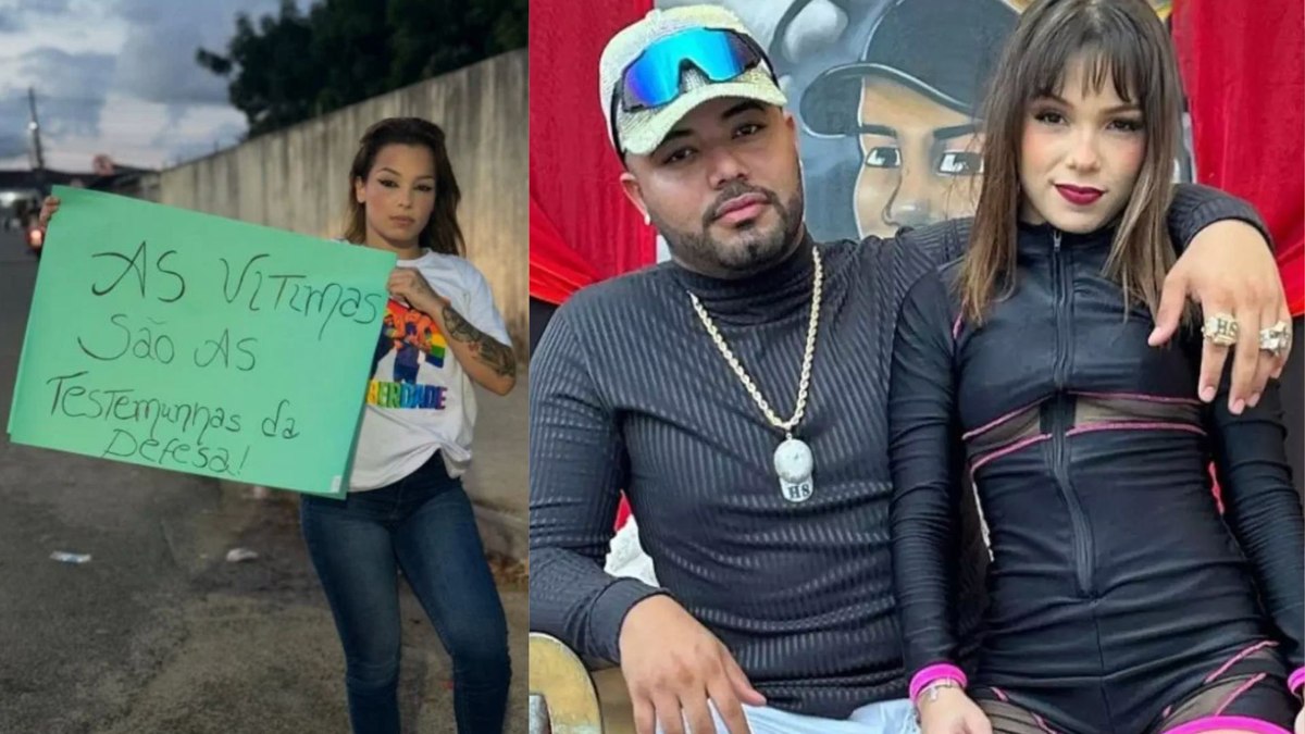 Kamylinha protesta a favor do influencer no presídio