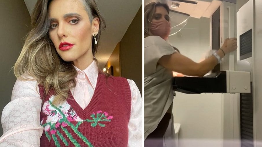 A apresentadora Fernanda Lima compartilhou exame de mamografia com seus seguidores do Instagram