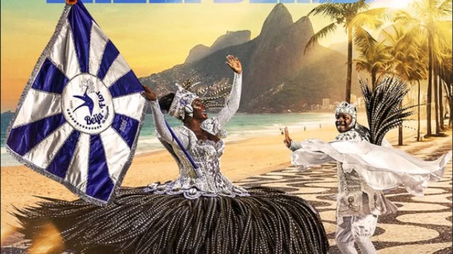Beija-Flor Incendeia Copacabana com Prévia Vibrante para o Carnaval 2026