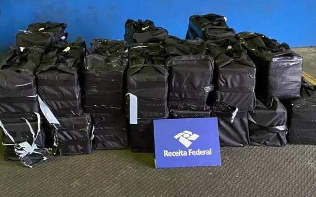 890kg de cocaína foram apreendidos no Porto de Santos