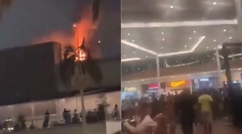 Vídeo: incêndio no Burger King gera pânico em shopping no Rio de Janeiro