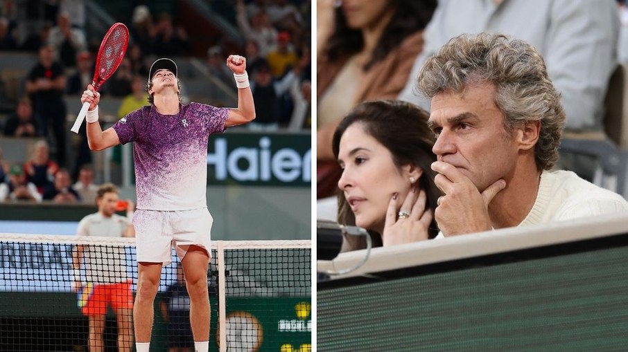 Guga assiste João Fonseca na disputa de Roland Garros Guga assiste João Fonseca na disputa de Roland Garros