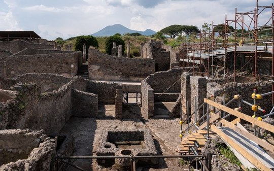 Receita de concreto usada por romanos é descoberta em Pompeia