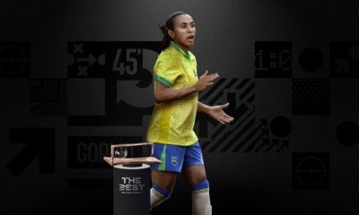 Prêmio Marta de gol mais bonito do ano da FIfa vai para Marta!