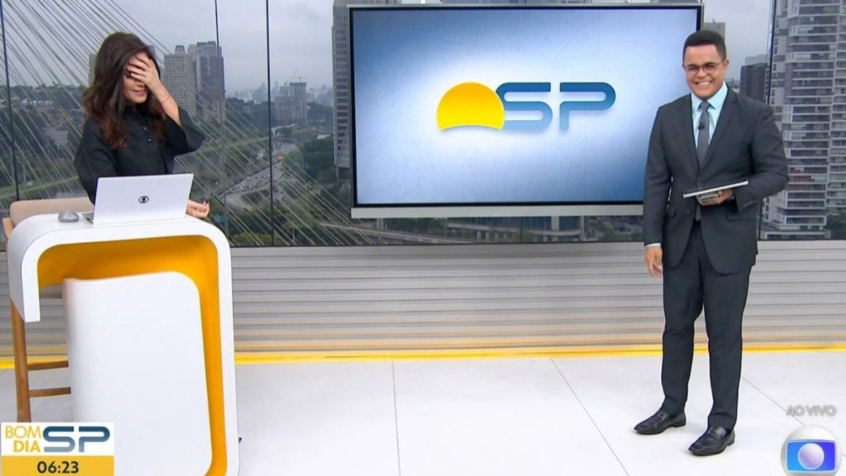 Sabina Simonato comete gafe no Bom Dia São Paulo Sabina Simonato comete gafe no Bom Dia São Paulo