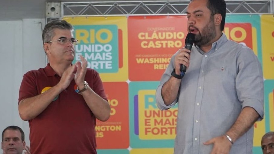 Washington Reis e Claudio Castro