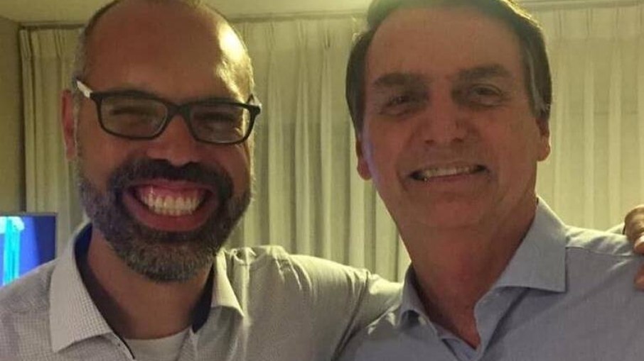  Arquivo: Allan dos Santos e Bolsonaro