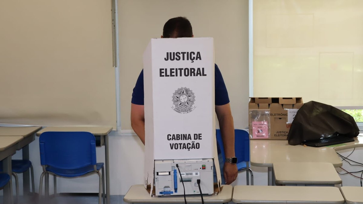 Tarcísio vota em SP Tarcísio vota em SP