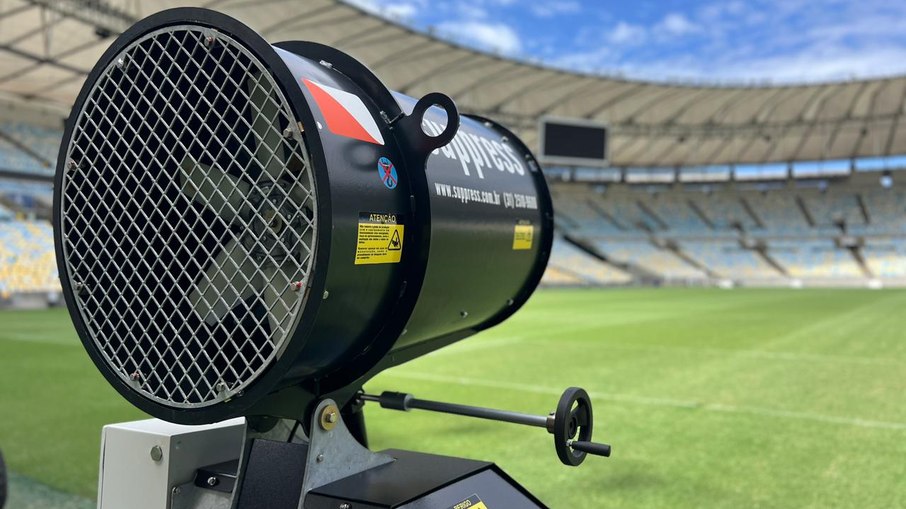 Estádio será o primeiro no Brasil a utilizar climatizadores para recuperação do gramado 