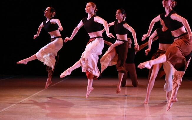 Aula da técnica de Martha Graham
