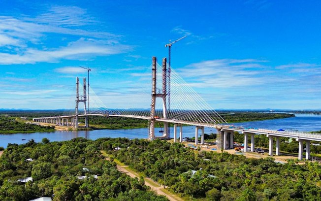 Ponte da Rota Bioceânica com o Paraguai entra na fase de ajustes - Foto