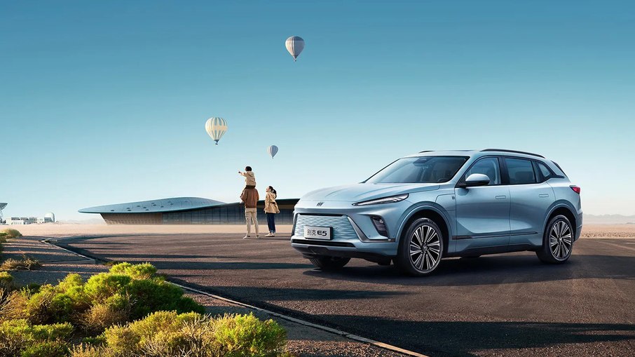 Buick Electra E7 é um dos SUVs eletrificados da marca chinesa que podem fazer parte da futura operação no Brasil