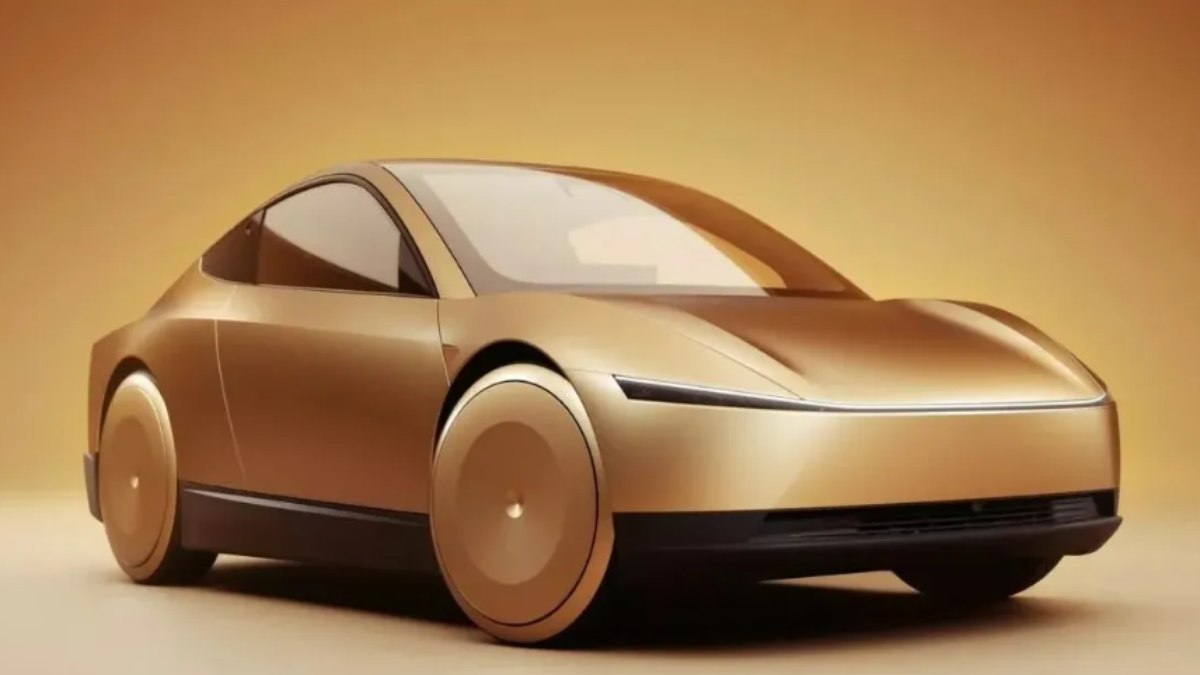 Protótipo do Tesla Cybercab é flagrado nas ruas