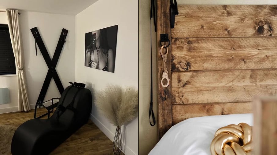 Elogiada no Airbnb com nota 4,95, a Casa Amor é a escolha ideal para casais que desejam uma noite quente e inesquecível