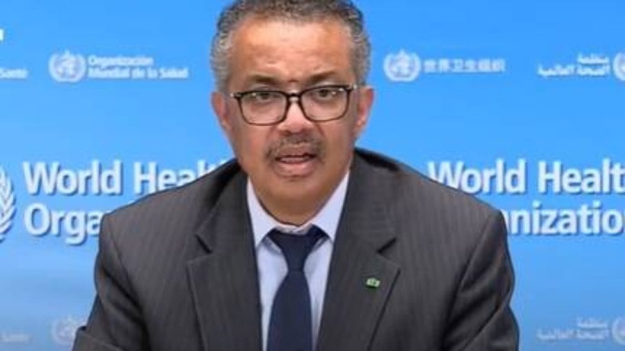 Diretor-geral da Organização Mundial da Saúde (OMS), Tedros Adhanom