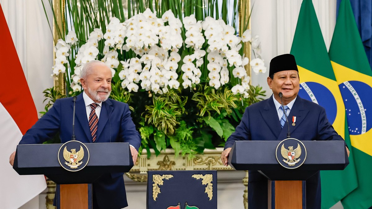 Lula fez a declaração ao lado do presidente da Indonésia