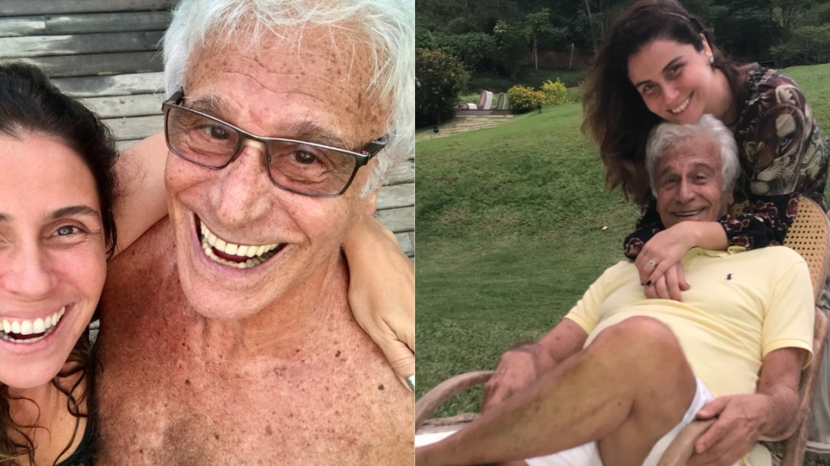Giovanna Antonelli presta homenagem ao seu pai Hilton Prado, no Dia dos Pais.