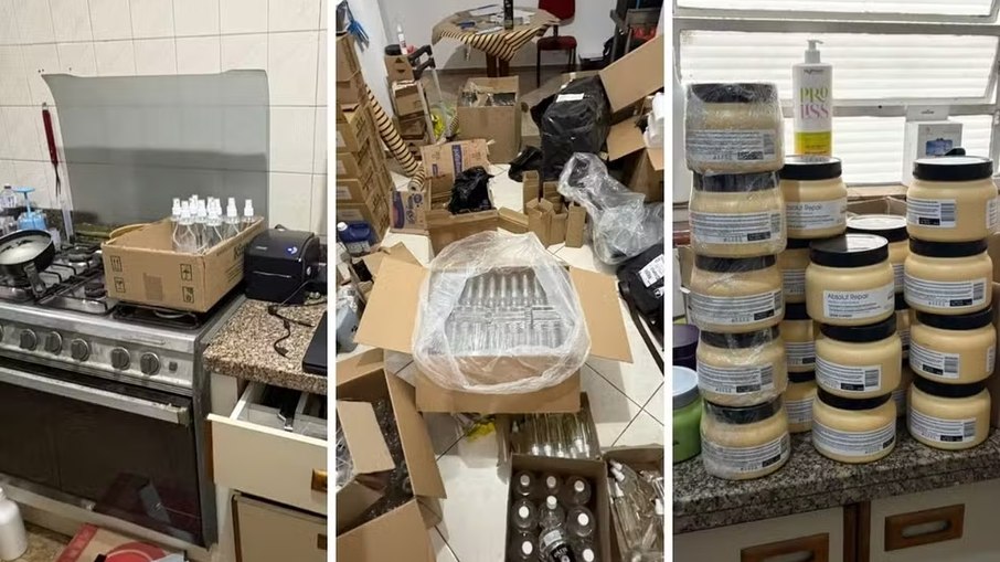 Polícia Civil localizou fábrica clandestina de cosméticos em Campinas (SP), nesta terça-feira (01); mulher foi presa por crime contra a saúde pública e relações de consumo Polícia Civil localizou fábrica clandestina de cosméticos em Campinas (SP), nesta terça-feira (01); mulher foi presa por crime contra a saúde pública e relações de consumo
