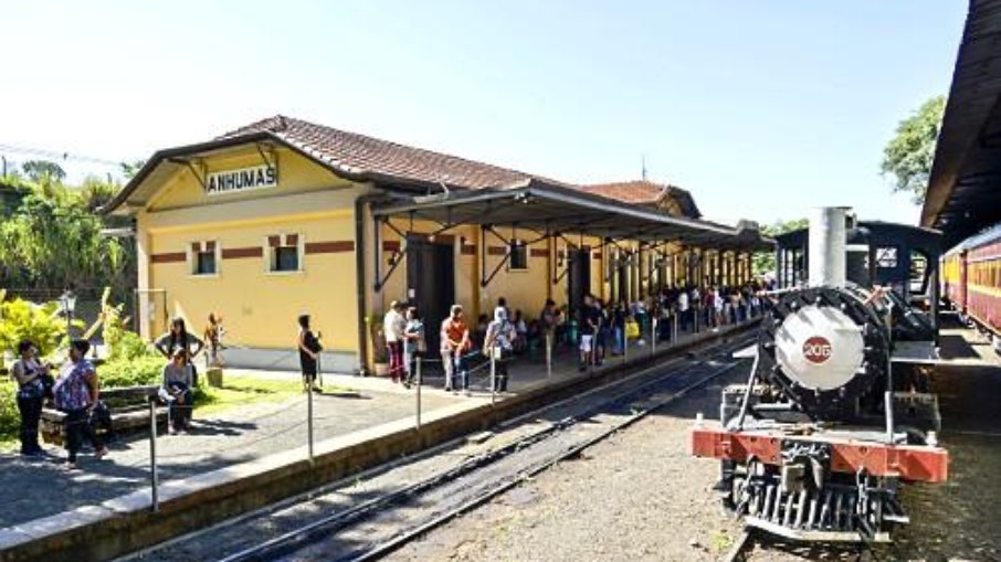 Estação ferroviária em Campinas antigamente Estação ferroviária em Campinas antigamente