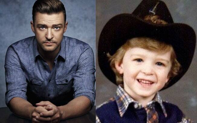 Antes e depois das celebridades: Justin Timberlake quando era criança