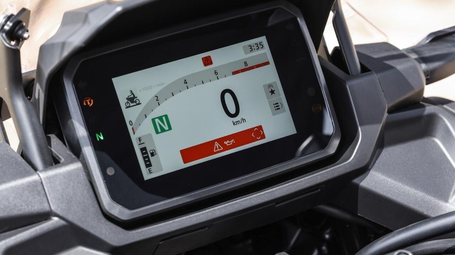 Painel TFT do Honda NC750X 2026 Painel TFT do Honda NC750X 2026