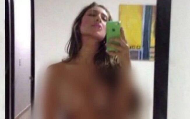 Cindy Álvarez García, mulher de Mateus Uribe, teve fotos íntimas vazadas na internet
