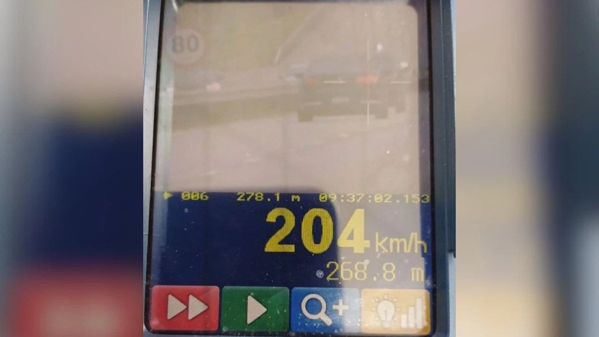 Motorista a 204 km/h é flagrado em rodovia do Espírito Santo